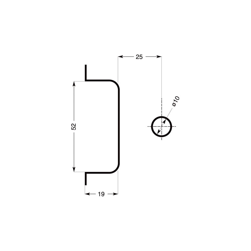 Pince de fixation zamac - Décor : Chromé - ADLER - 2