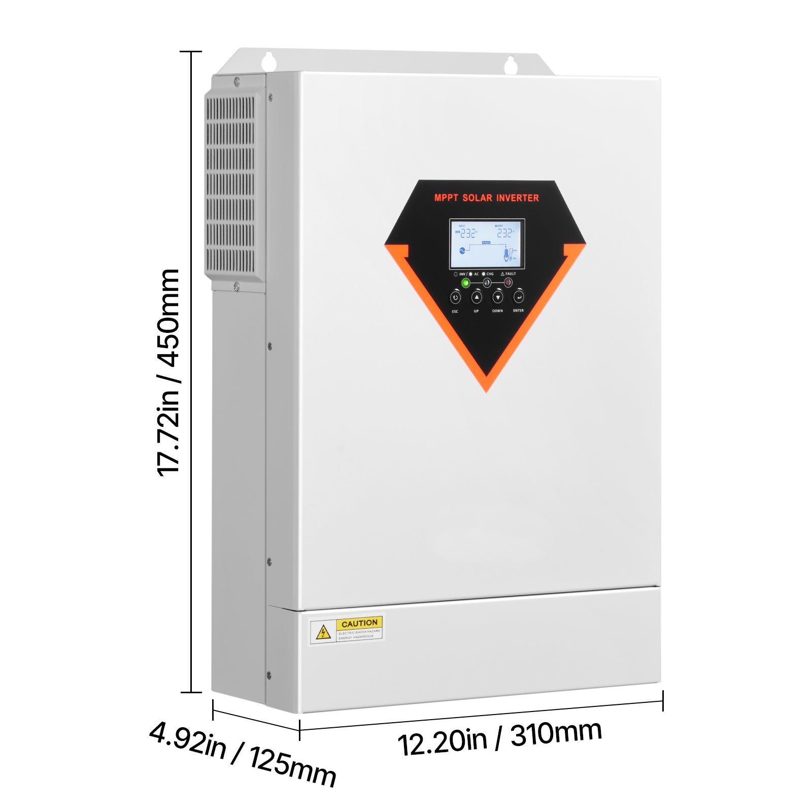 Onduleur Solaire Hybride 6kW, Appareil Tout-en-Un à Onde Sinusoïdale Pure, 48V CC à 220/230V CA, avec Contrôleur Solaire MPPT 120A Intégré SucceBuy - 2