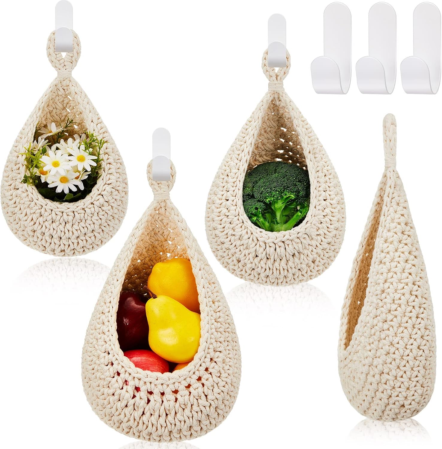 Followarm Petit panier tissé décoratif pour le rangement - Pour étagère bohème, chambre à coucher, chambre d'enfant, entrée Followarm Petit panier tissé décoratif pour le rangement - Pour étagère bohème, chambre à coucher, chambre d'enfant, entrée
