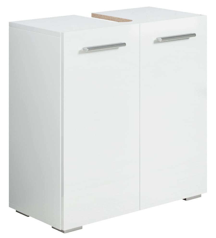 Badplaats mueble bajo lavabo jupiter 60 x 30 x 60 cm - blanco mate - mueble de baño - mueble de lavabo de pie