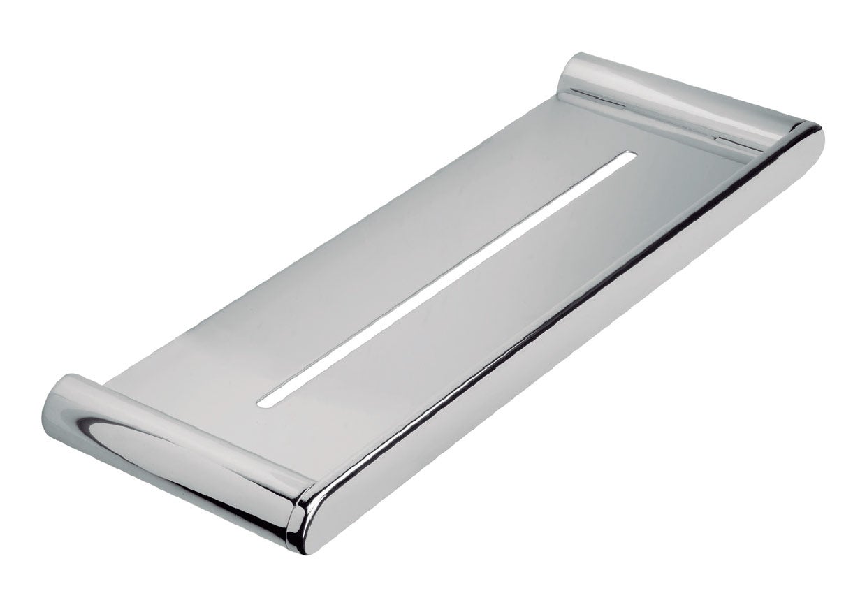 Estante de pared en acabado cromado