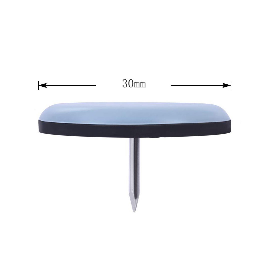 Coussinets de pieds ronds pour meubles, 30 pièces, style clou rond multicolore, coussinets de pieds pour table et chaise de 30mm de diamètre - 7