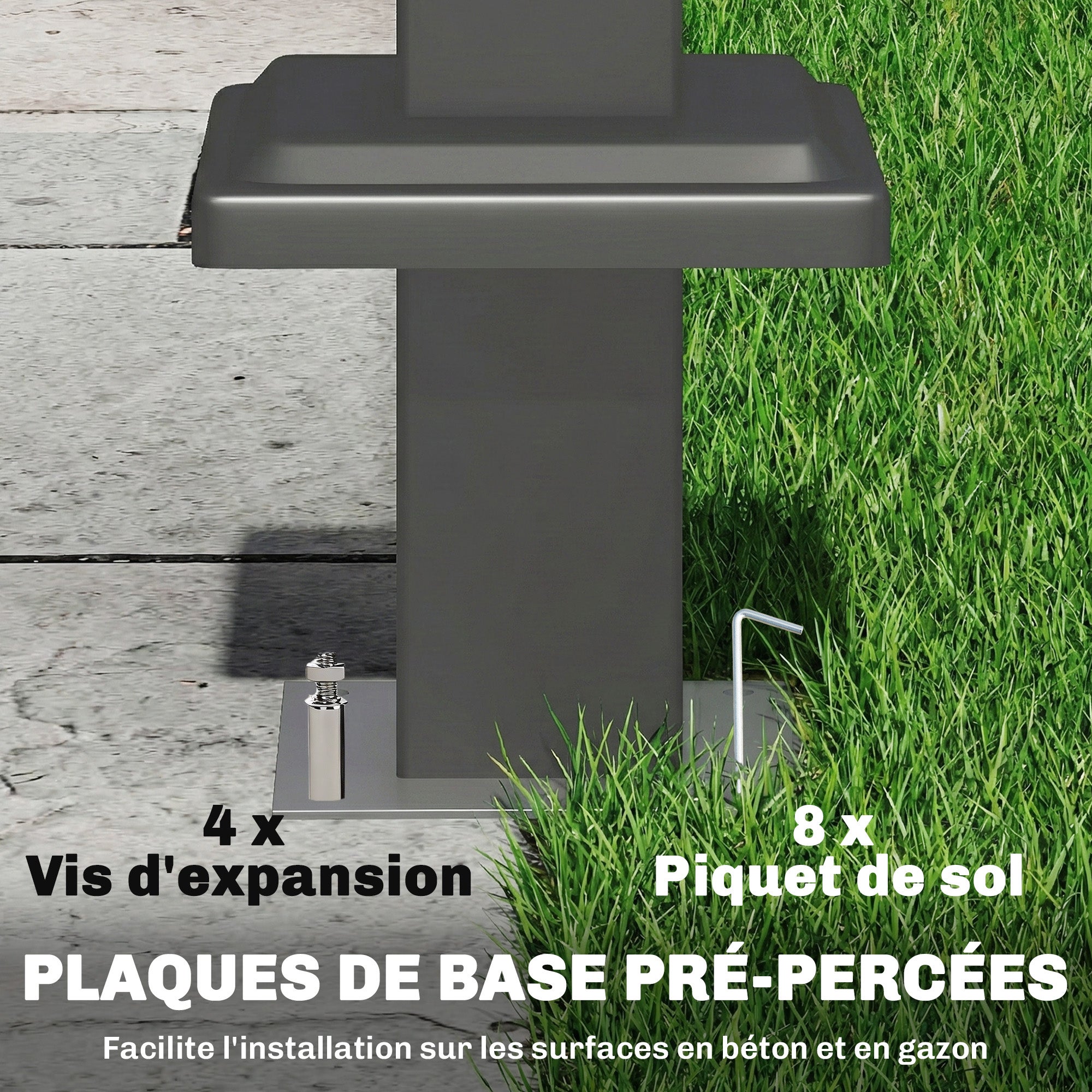 Abri pour barbecue métal Outsunny - 7