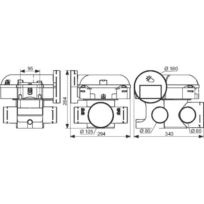 Kit VMC simple flux autoréglable - EasyHOME AUTO - 11026032 ALDES - 11026032 - 2