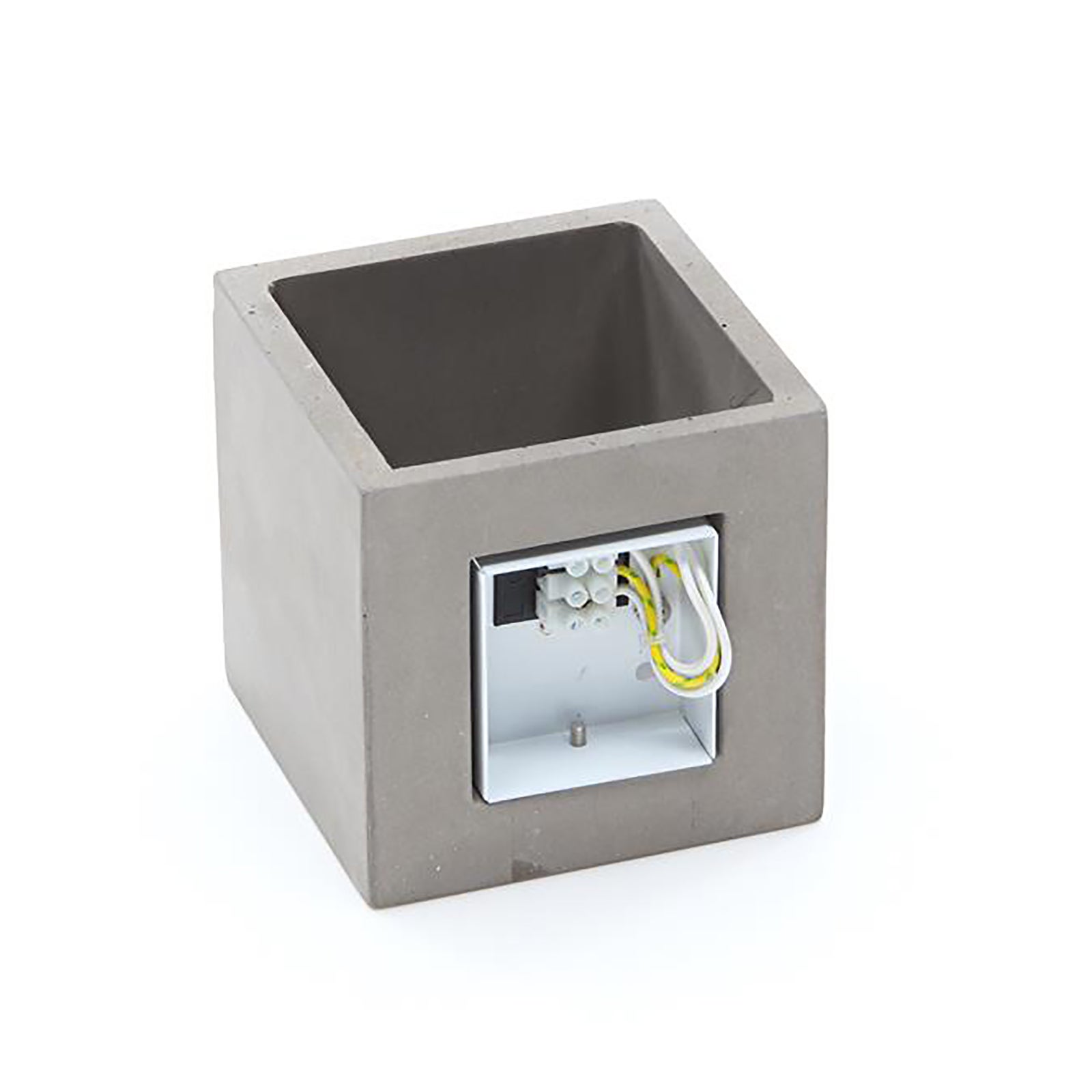 Applique murale moderne G9 en pierre de ciment, double faisceau lumineux, pour chambre à coucher, bureau, couloir d'entrée, 230V COULEUR GRIS - 2