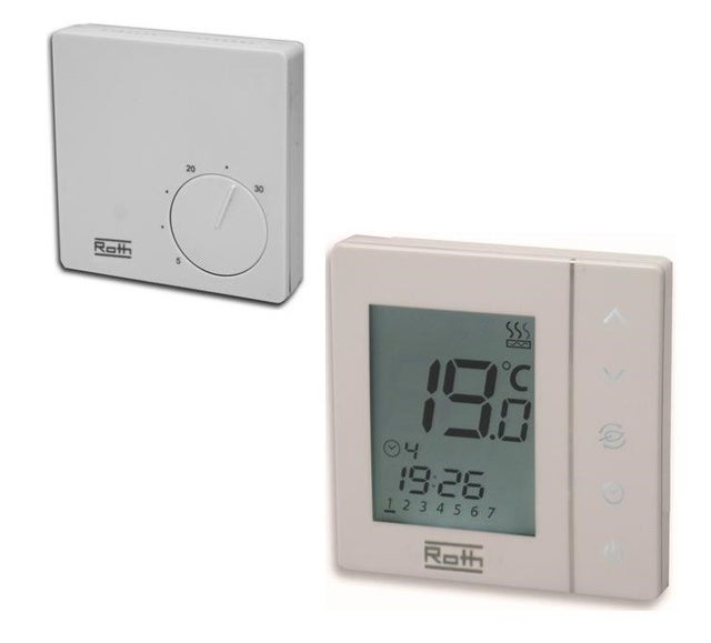 Thermostat Basicline H 230 V - Thermostat programmable Basicline T 230 V- réf : 1409100090 - ROTH