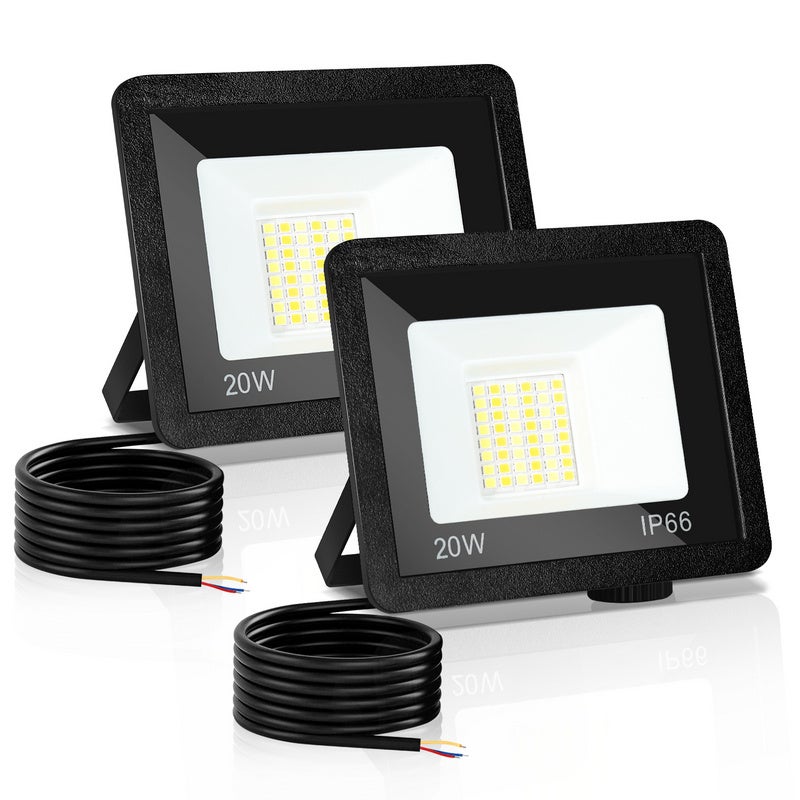 Projecteur LED Extérieur Puissant 10W à 500W - IP66 - Blanc Froid Ou Chaud - Éclairage Sécurité