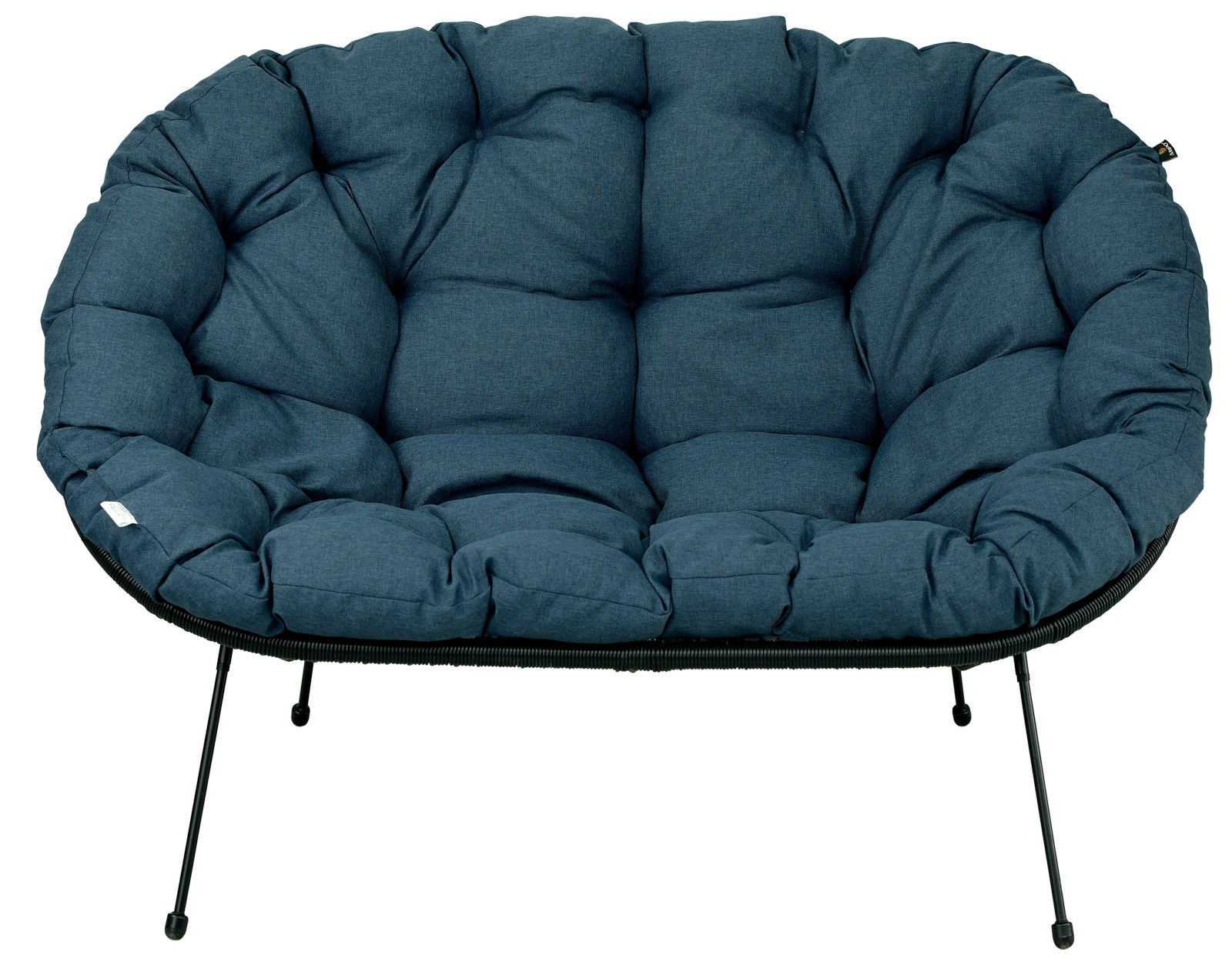 Poduszka na sofę żyłkową AMPO granatowy 1 szt.