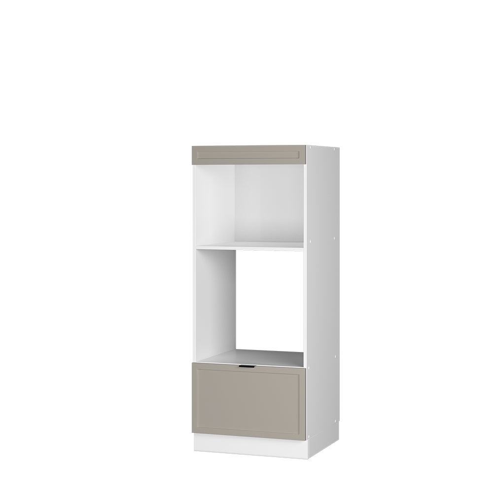 Vicco Szafka do mikrofalówki Fame-Line, GreyBeige, 60 cm otwarty
