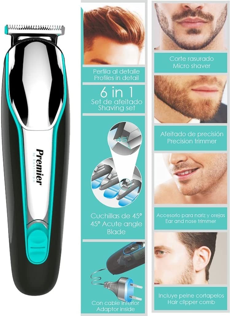 Barba Pack Afeitadora Y Cortapelo Cortapelos Profesionales