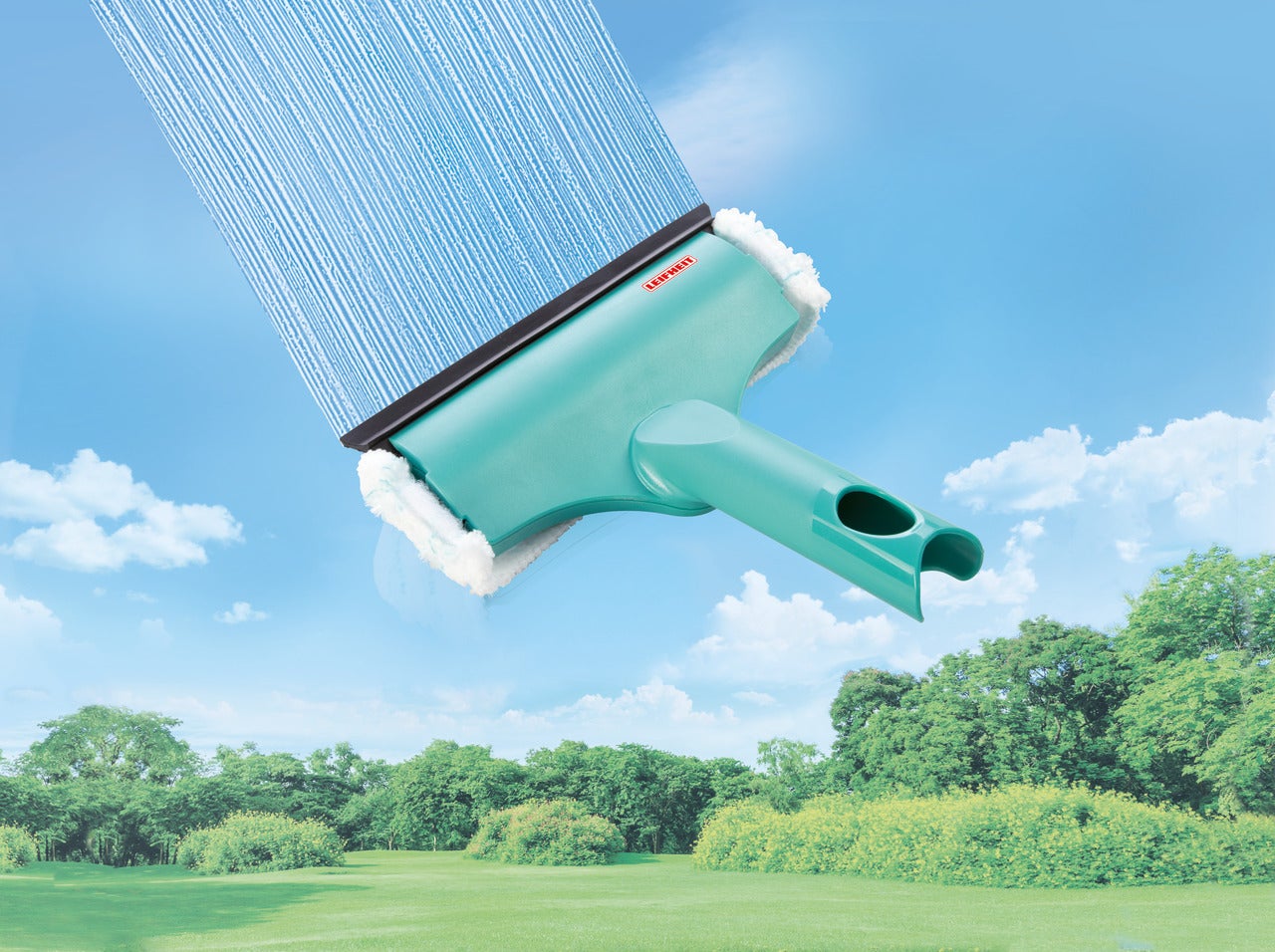 Leifheit 51127 outil pour nettoyage des carreaux 20 cm Noir, Turquoise, Blanc - 5