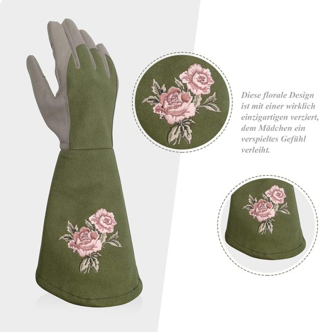 Gardena 0564-20 Pepita - Guanti da giardinaggio da donna, a quadri/grigio, taglia 7/S Gardena 0564-20 Pepita - Guanti da giardinaggio da donna, a quadri/grigio, taglia 7/S