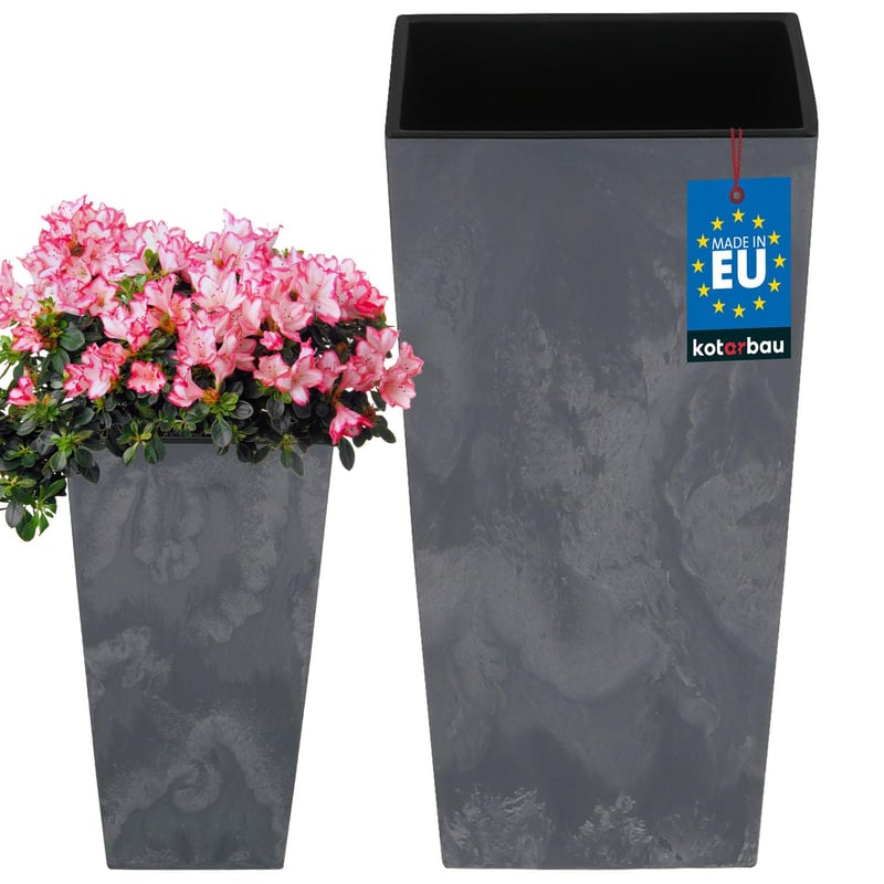 Doniczka donica wkładem osłona osłonka kwiaty rośliny marengo 170x170x325mm - KOTARBAU