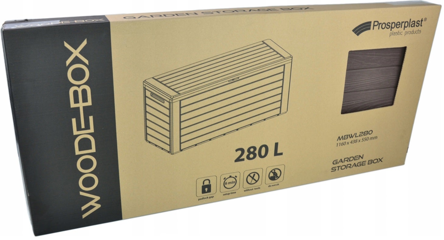 ARCON DE RESINA WOODEBOX BRONCE 280 L MARCA VAM - 8