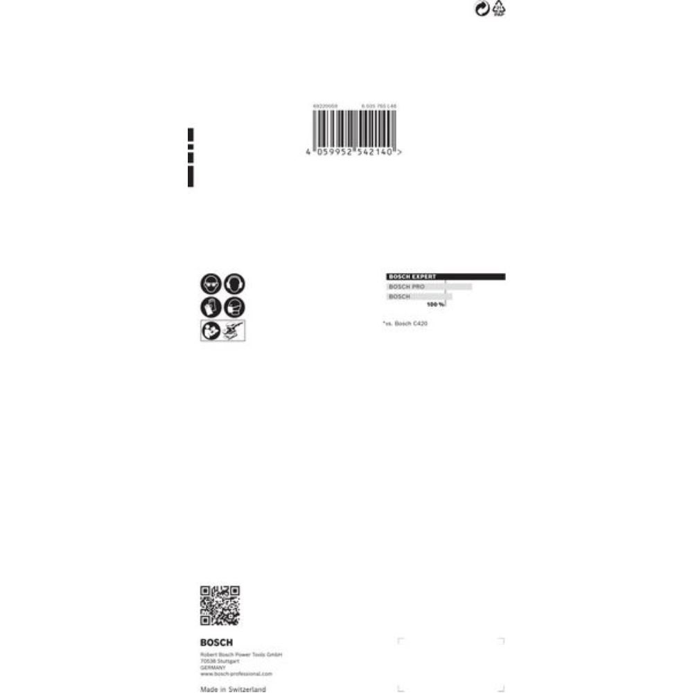 Bosch Accessories EXPERT C470 2608900876 Papier abrasif pour ponceuse vibrante perforé Grain 100 (L x l) 280 mm x 115 - 4