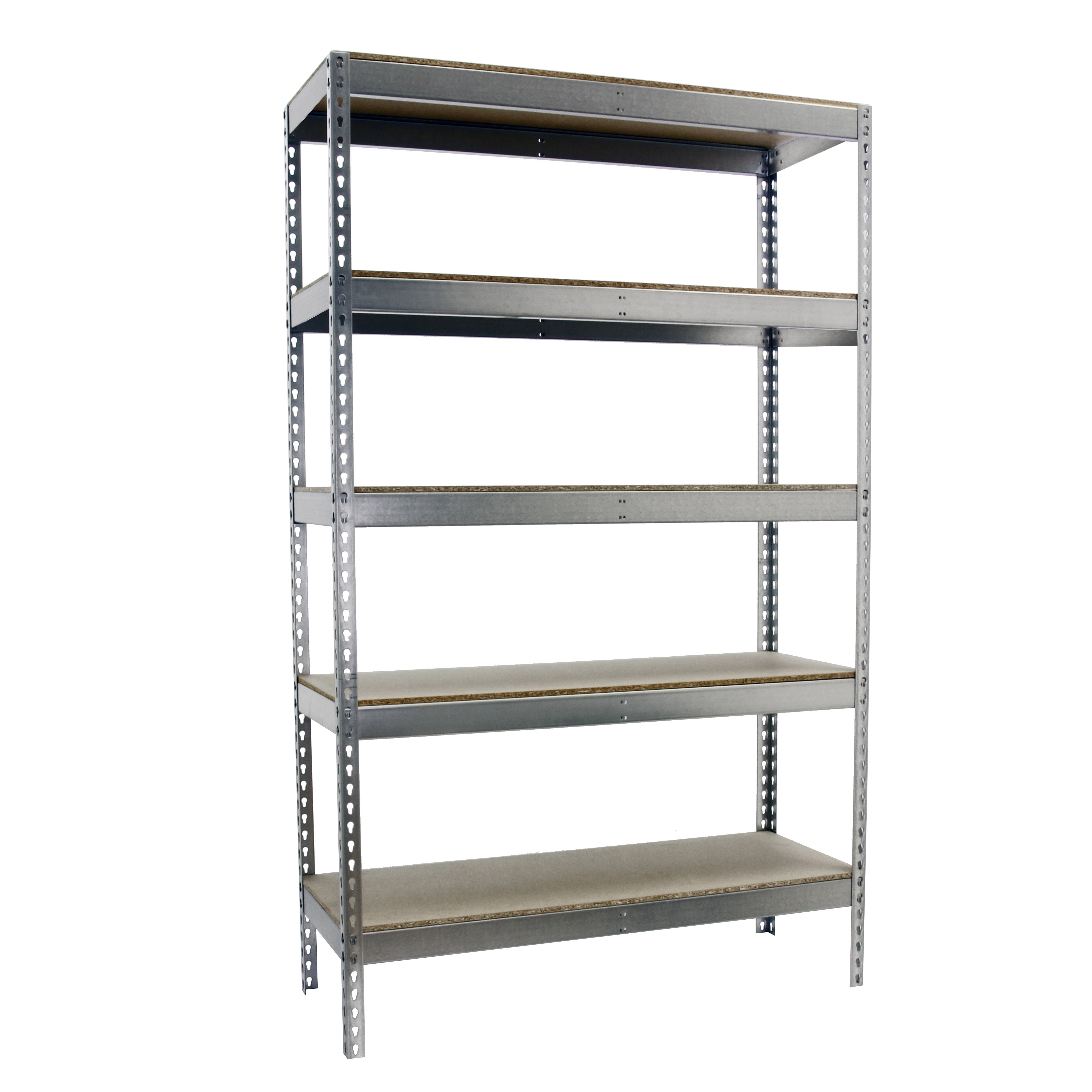 SimonRack Étagère Rangement 1800x800x400 mm, 5 niveaux, plateaux en bois, charge 150 kg par niveau, Blanc - Maderclick - métal 8435104974568 devis sous 1h