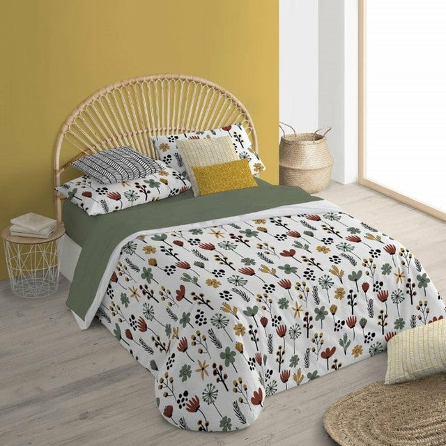 Housse de Couette Decolores Paola Multicouleur 175 Fils 140 x 200 cm