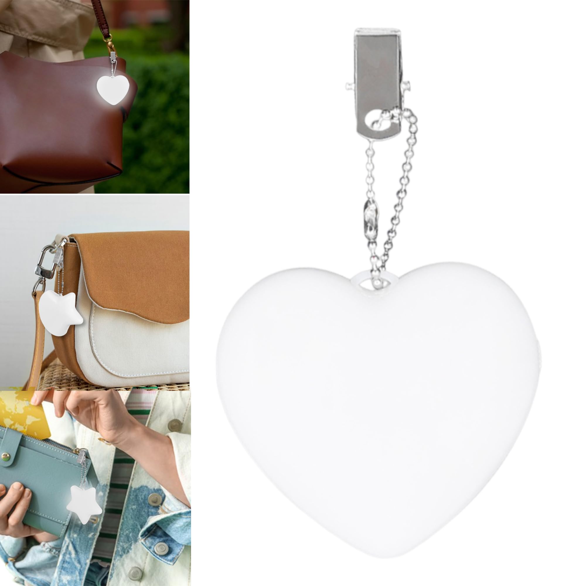 Shaoke Bolso Bandolera Con Forma De Corazón De Poliuretano | Meses Sin