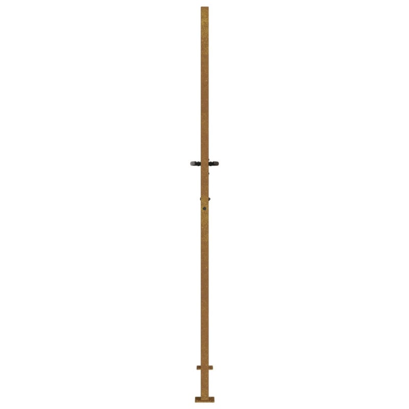 Portail de jardin 105x180 cm acier corten conception de l arbre - 6