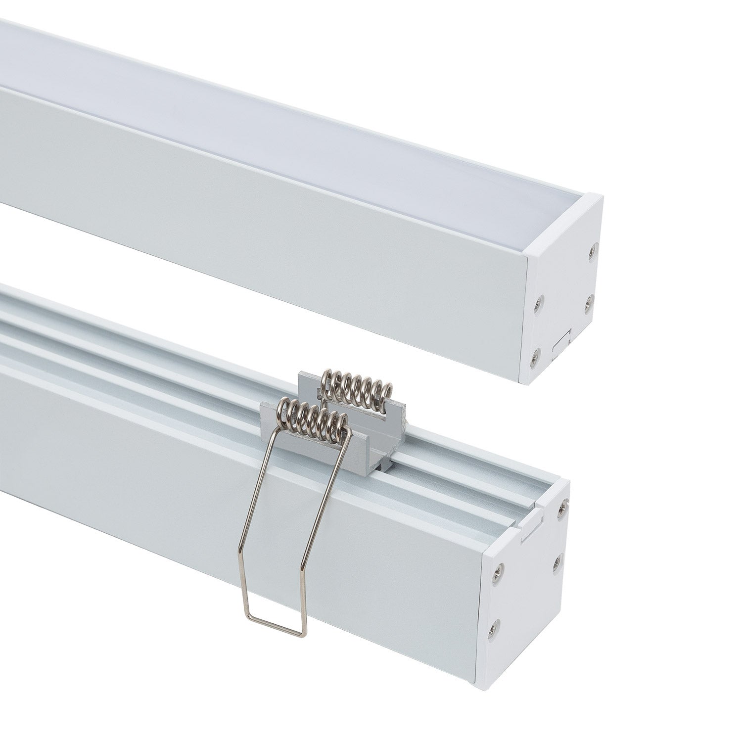 Profilé Aluminium LED Encastré Plâtre 2m - Barre Extrusion 30M - Éclairage Intérieur