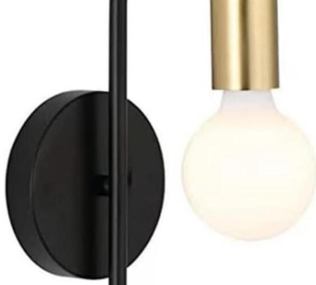 Applique da parete senza fili oro antico, luci con telecomando e lampadine ricaricabili dimmerabili a LED con paralume in tessuto bianco, per camera da letto, soggiorno, corridoio, vanità