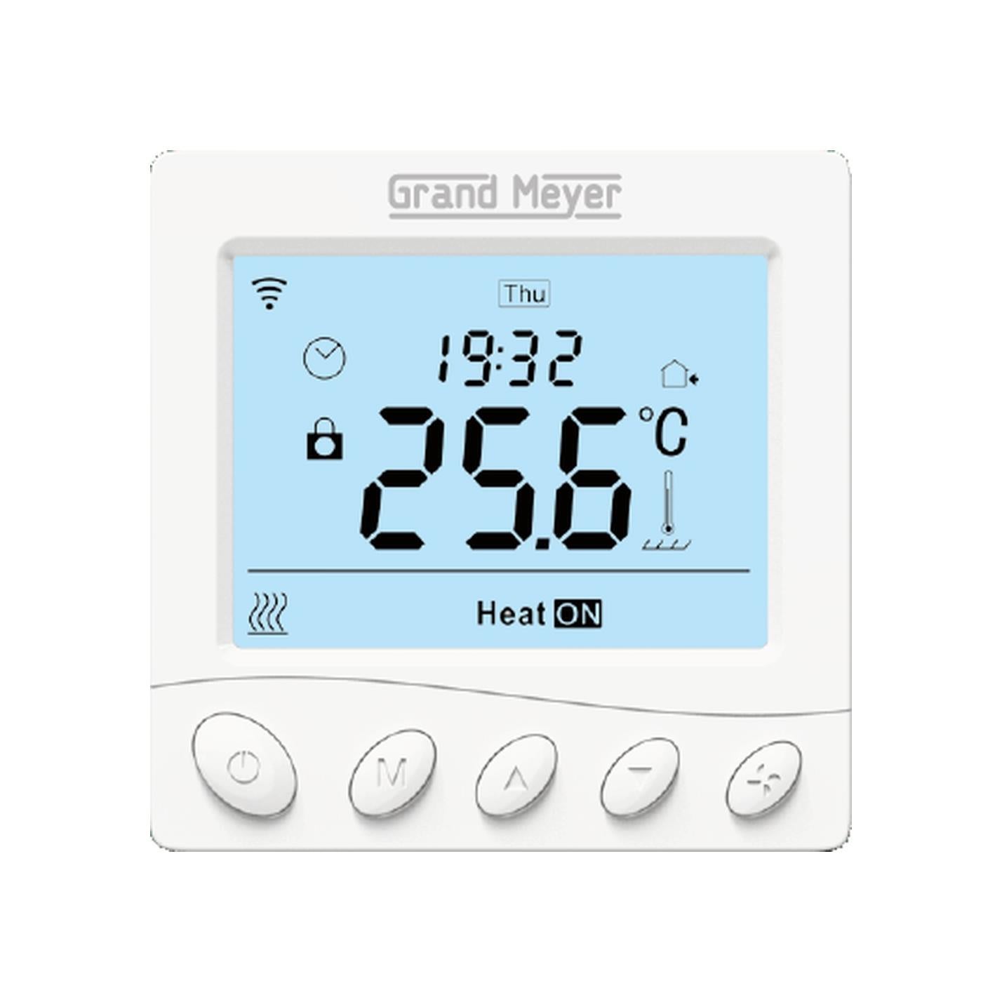 Zestaw do ogrzewania podłogowego 14 m², 200 W/m² + termostat W350 Wi-Fi programowalny - 7
