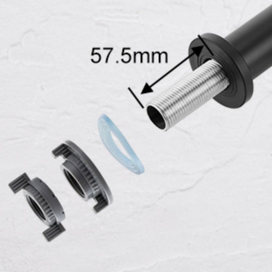 Cecipa max Robinet de lave-main Robinet de Lavabo, Robinet eau Froide, Robinet de Lavabo Noir - 5