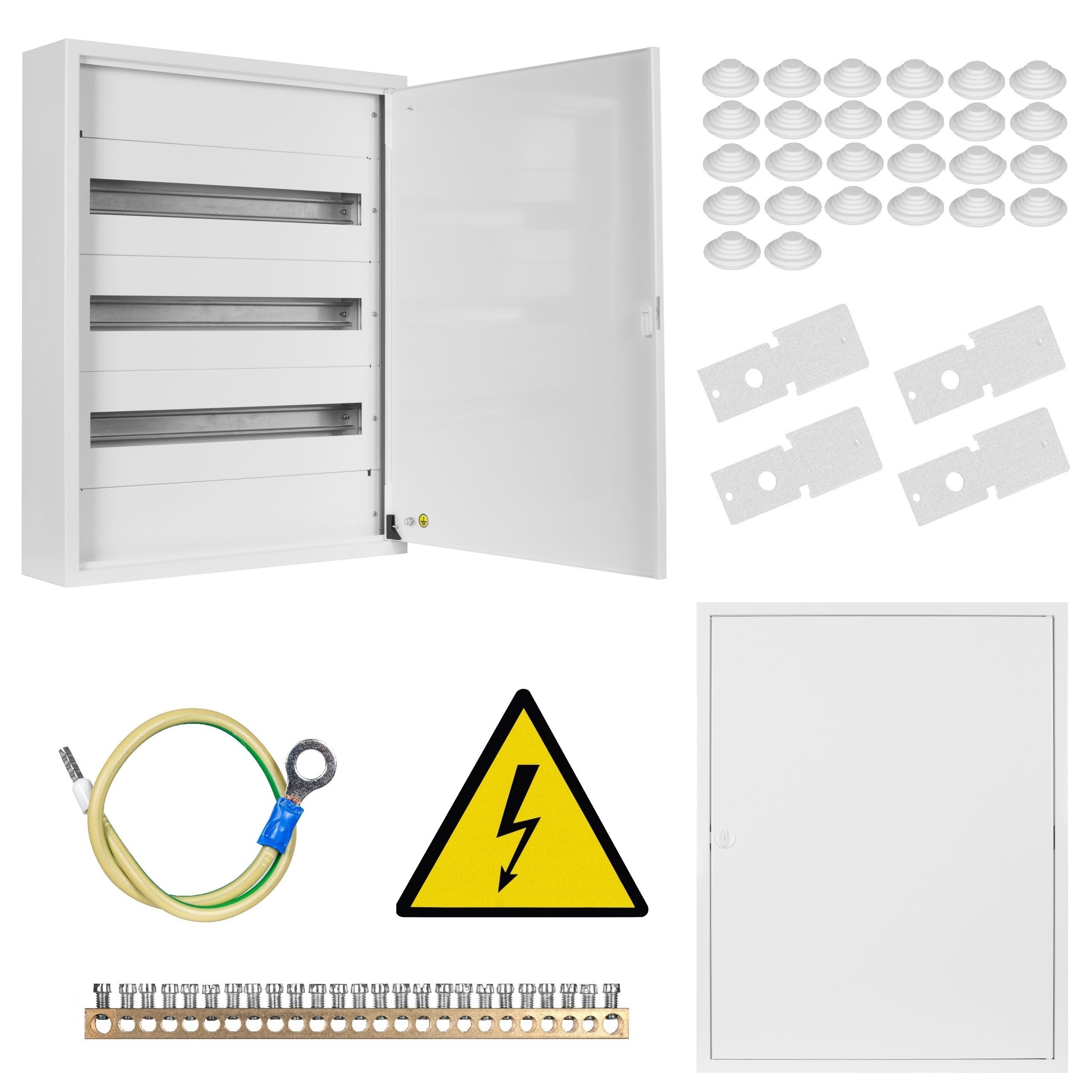 Rozdzielnica Natynkowa Skrzynka Elektryczna Obudowa 3x24 Mod 686x544x130mm