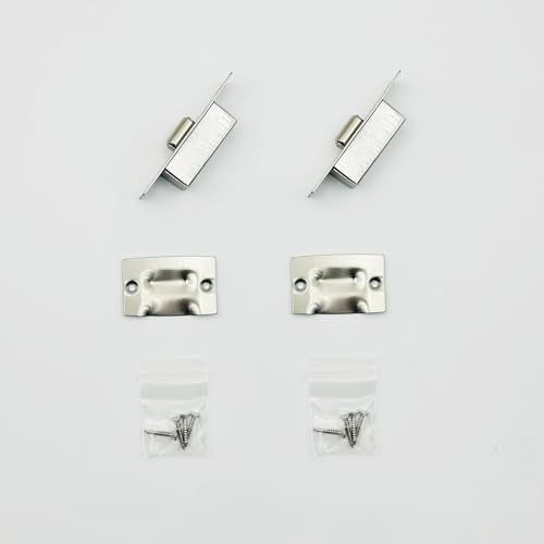 (90×20×28) Ukryty zamek rolkowy do drzwi ze stali nierdzewnej, rozmiar wpuszczanego otworu 20 mm, zamki rolkowe do kuchni, łazienki, sypialni i szafy - 4