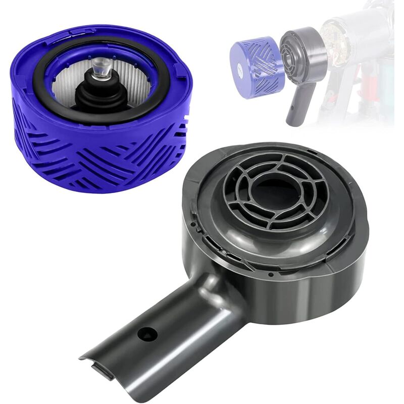 Enowelir Capac motor spate și kit filtru pentru aspirator Dyson V6 DC58 DC59 DC61 DC62 DC74 Accesorii