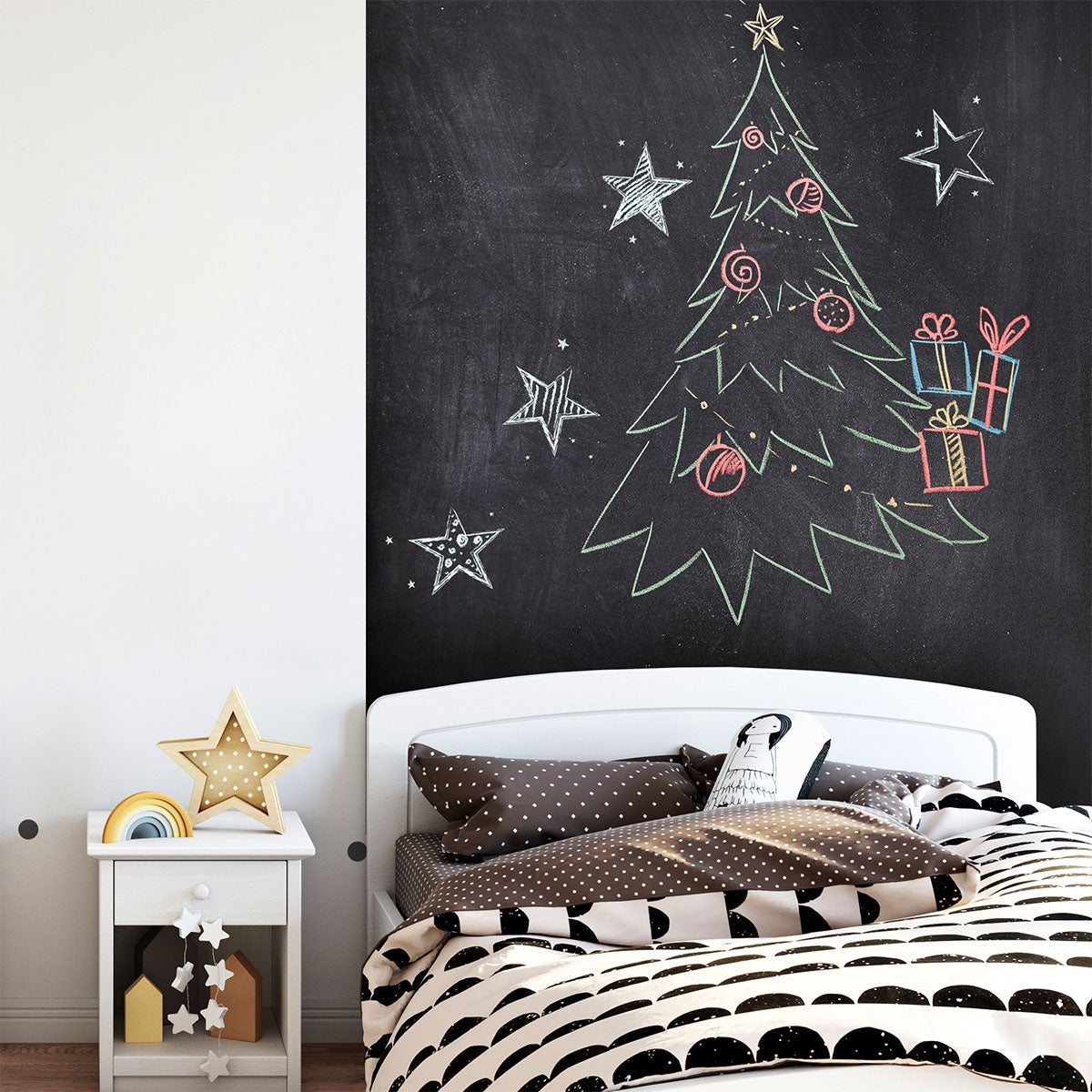 Adesivo in ardesia gigante 1,20 x 2 metri e 4 gessetti liquidi - Sticker adesivo - adesivi murali - 200x120cm - 2