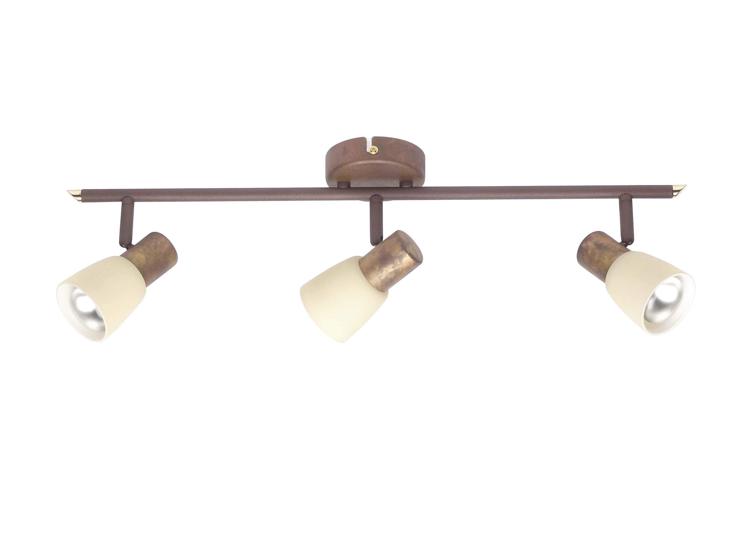BRILLIANT lampa Elhi spiral spot 3flg biała | 3x D45, E14, 40W, odpowiednia do lamp wiszących (brak w zestawie) | Skala A ++ do E | Obrotowe głowice - 2