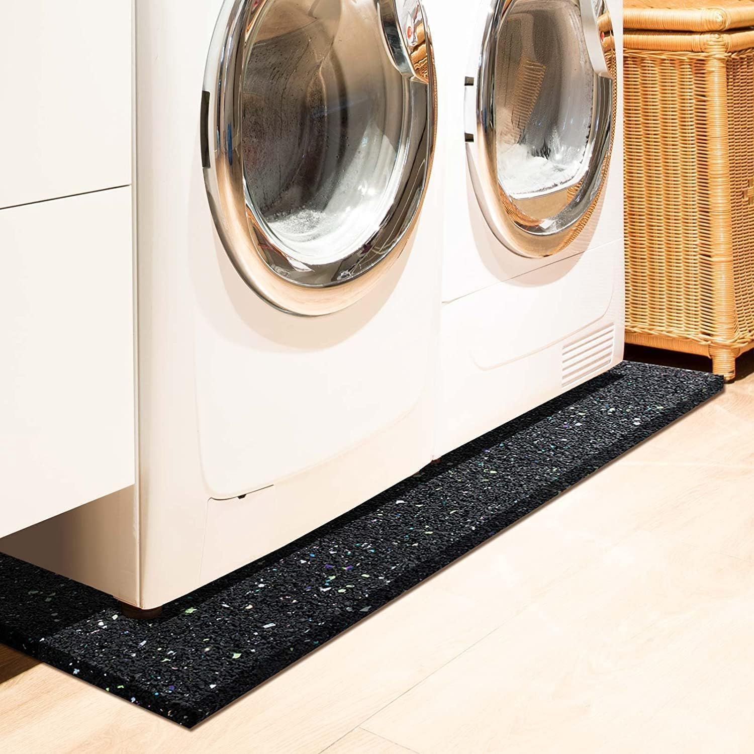 Tapis Anti-Vibration en caoutchouc recyclé | Épaisseur : 5 mm, 60 x 60 cm - 5