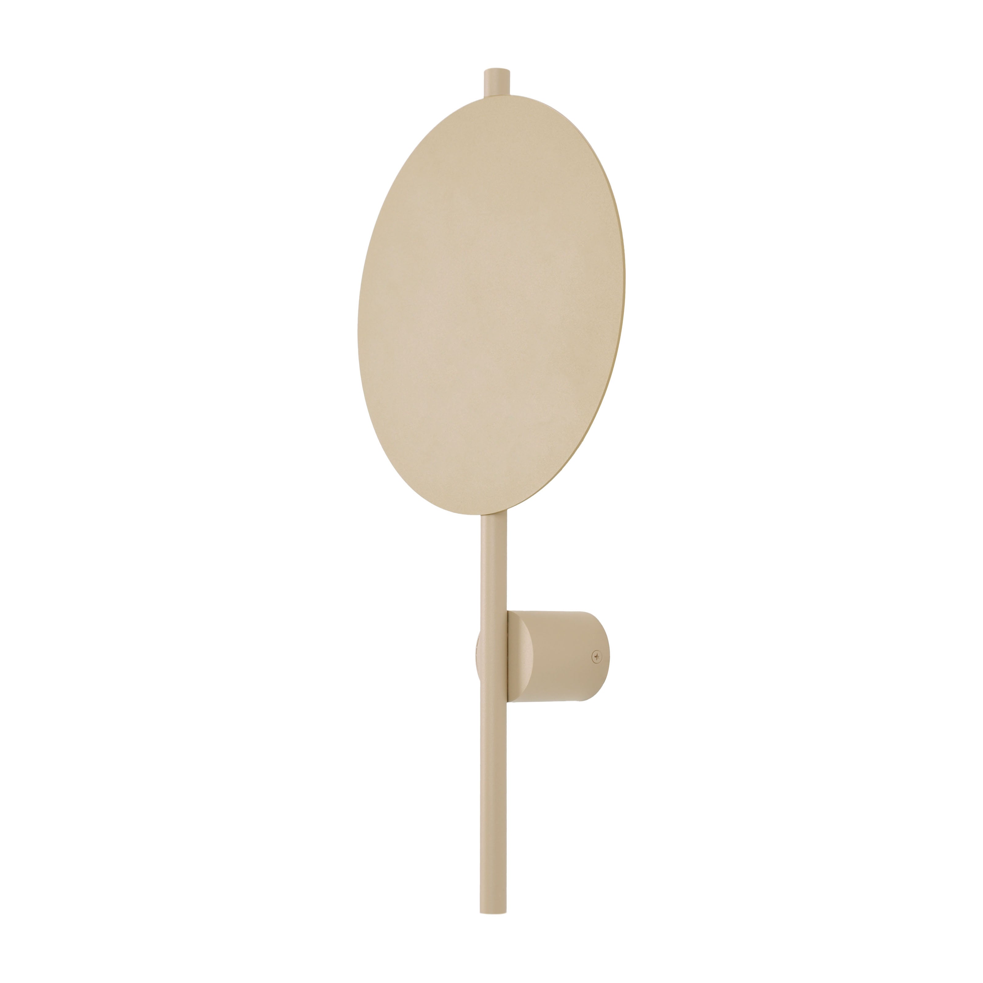 Kinkiet płaski talerz na sticku TALAR beżowy 1xG9x10W metal wym:51x25x8cm IP20 Kaja
