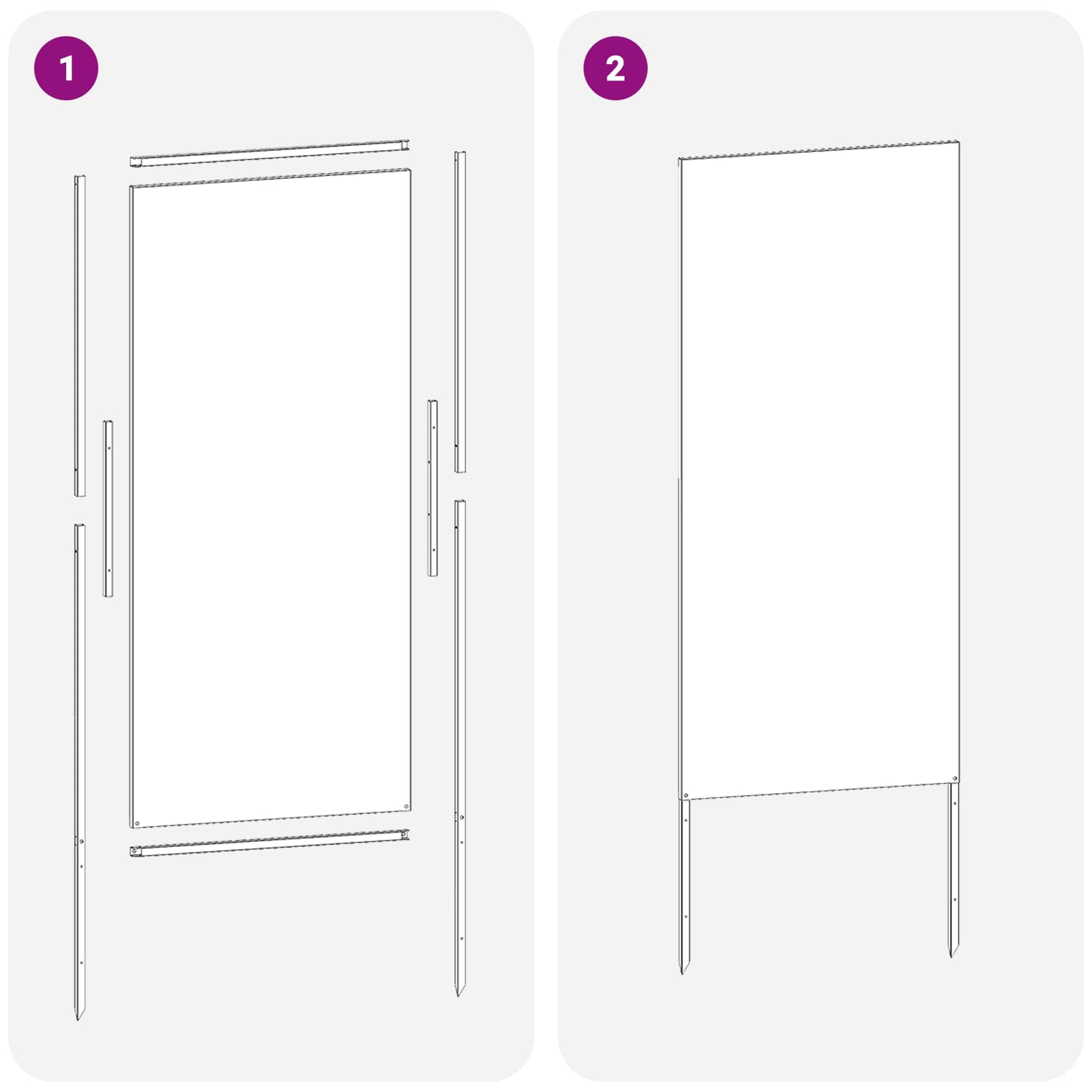 Écran de confidentialité de jardin Fretwork Rouillé 50 x 140 cm vidaXL - 7