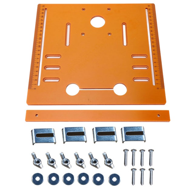Base Support Rail Guidage Scie Circulaire - Plaque Multifonction Réglable 90°/45° Pour Machines Portatives