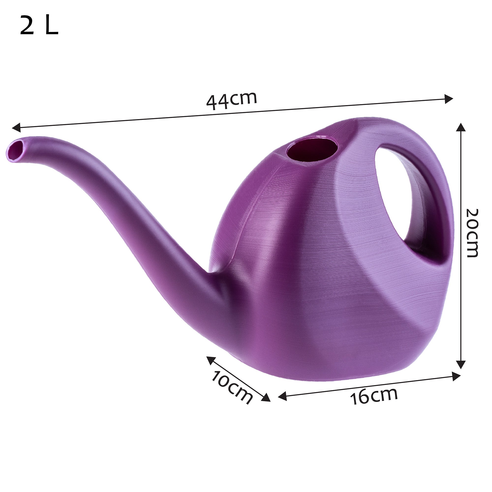 KADAX Arrosoir de jardin 2L pour arrosage plastique pour fleurs violet - 2