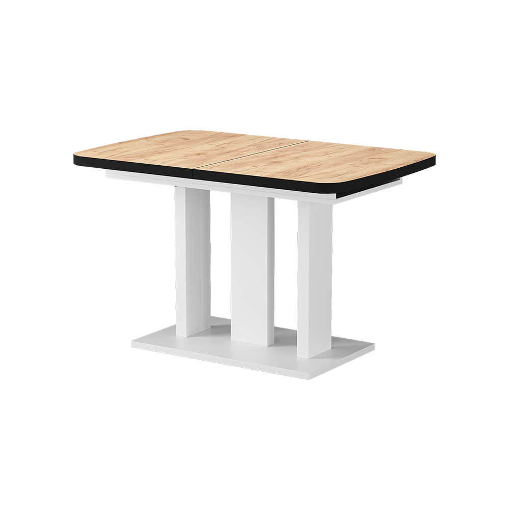 Vicco Stół jadalny Fenaro, Gold power dąb/biały, 120 x 80 cm 2 części