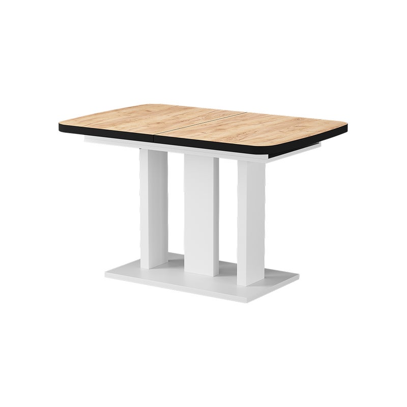 Vicco Stół jadalny Fenaro, Gold power dąb/biały, 120 x 80 cm 2 części