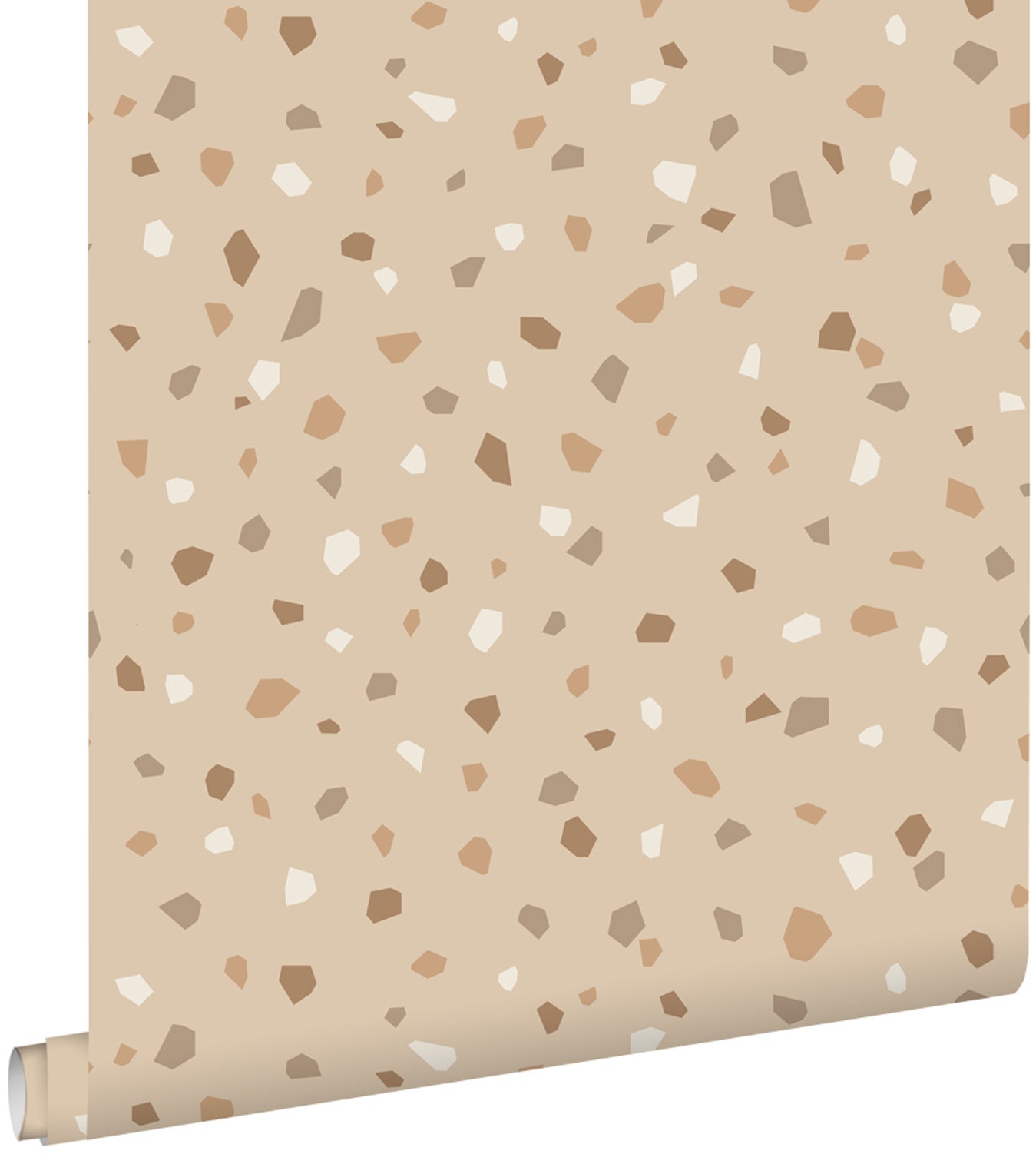Tapeta lastryko jasnego beżu - 50 x 900 cm - ESTAHOME