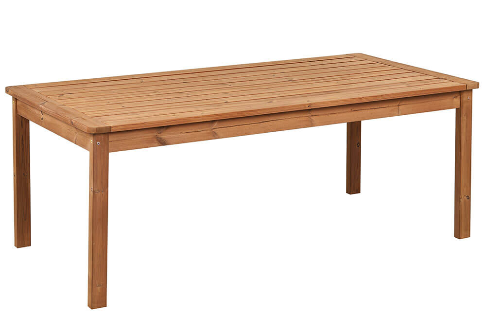 Urban Elements  Mesa Para Jardín De Madera Termotratada 200X100x76 Cm – , Leroy Merlin