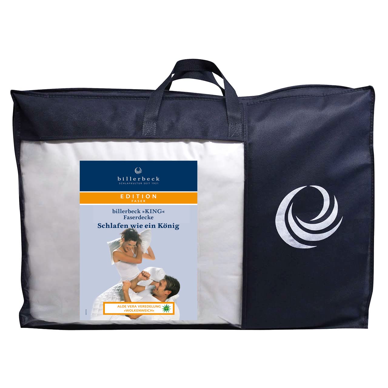 Billerbeck E21 King 5104880001 Coperta Super Leggera in Fibra 135x200 cm Colore: Bianco - 4