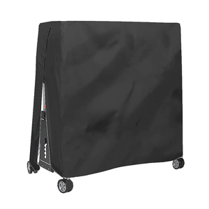 Housse De Protection Table De Ping-Pong Extérieure – Imperméable Anti-Poussière 280x153x73 Cm – Noire – Idéale Pour Table Pliable Ou Fixe Jardin & Terrasse