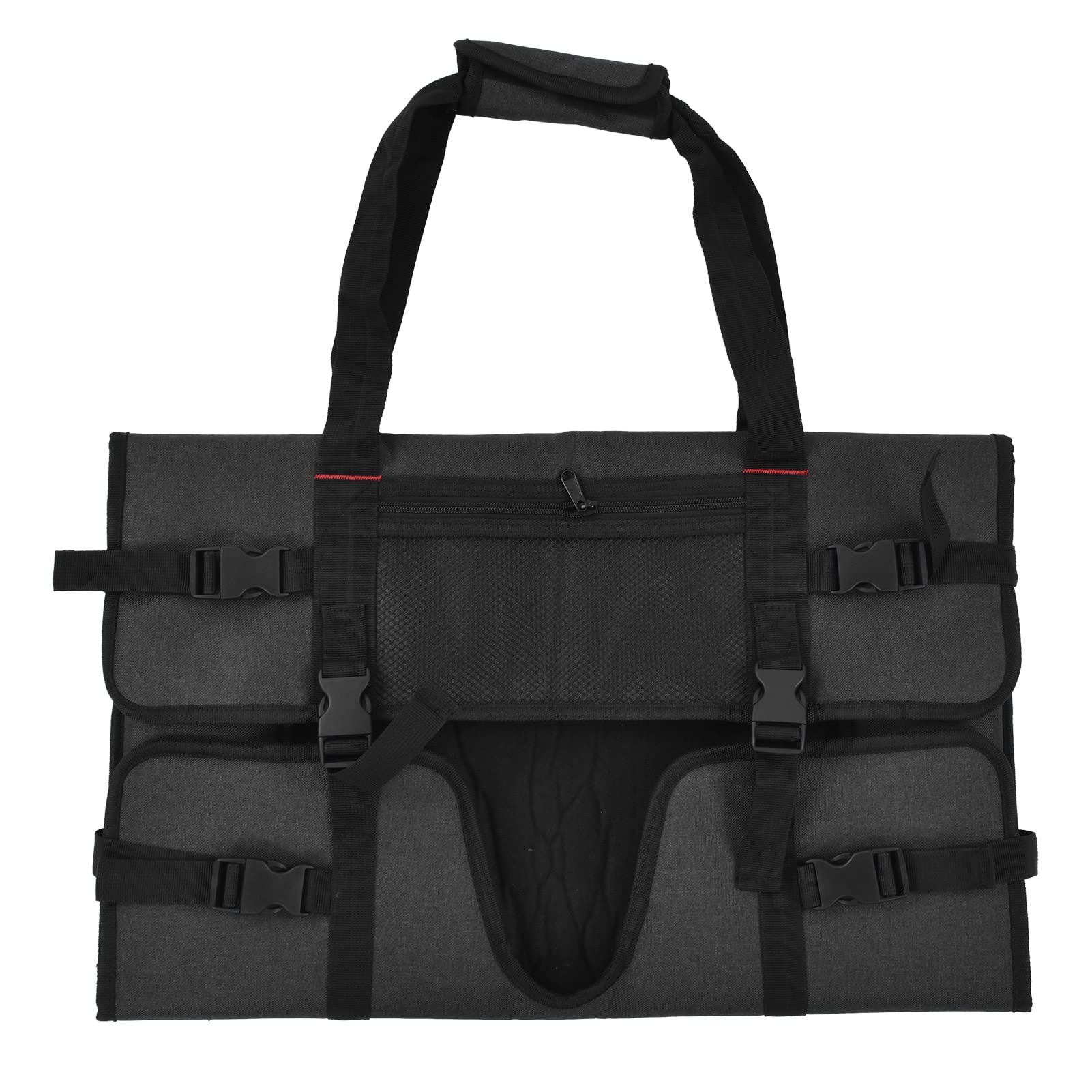 Borsone Da Viaggio VENTURE X-Large 68 Cm - 60-100L Valigia Borsa Nera Con Scomparti Extra