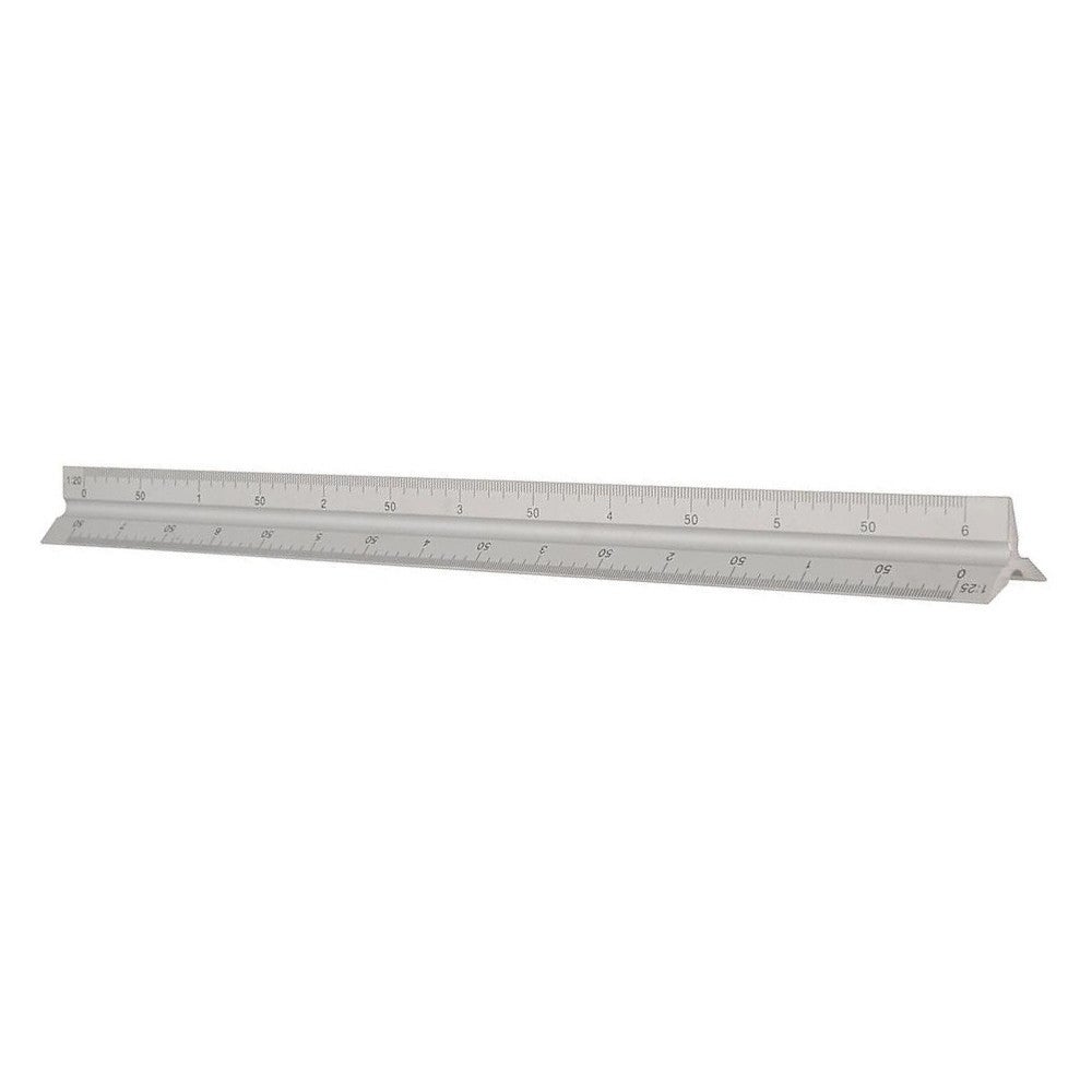 Silverline - Règle kutch professionnelle en alliage d'aluminium 30CM SILVERLINE - 2