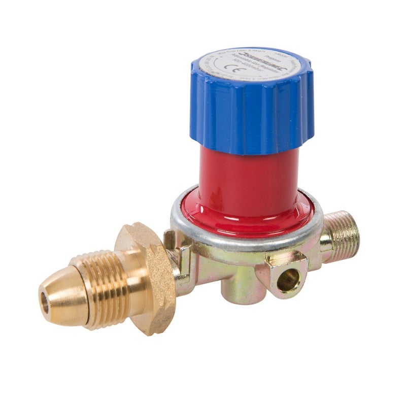 Regolatore Di Gas Propano Regolabile Continental/Silverline 500-4000 Mbar Attacco 3/8 L H
