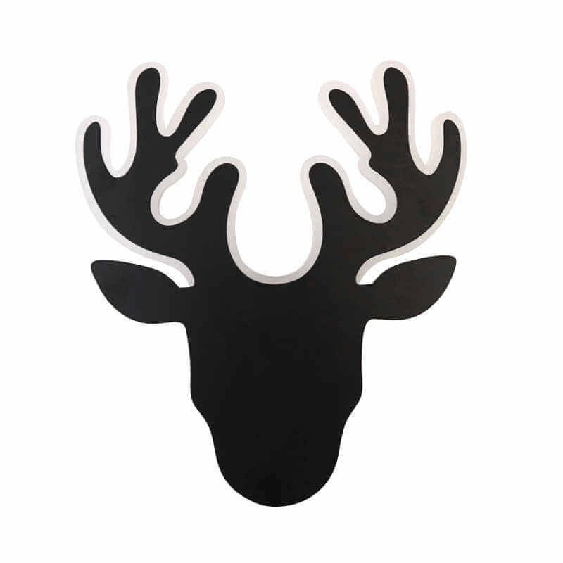 Kinkiet ścienny Deer czarny LED 6W 3000K wym: 27 x 23 x 5 cm metal IP20 Abigali