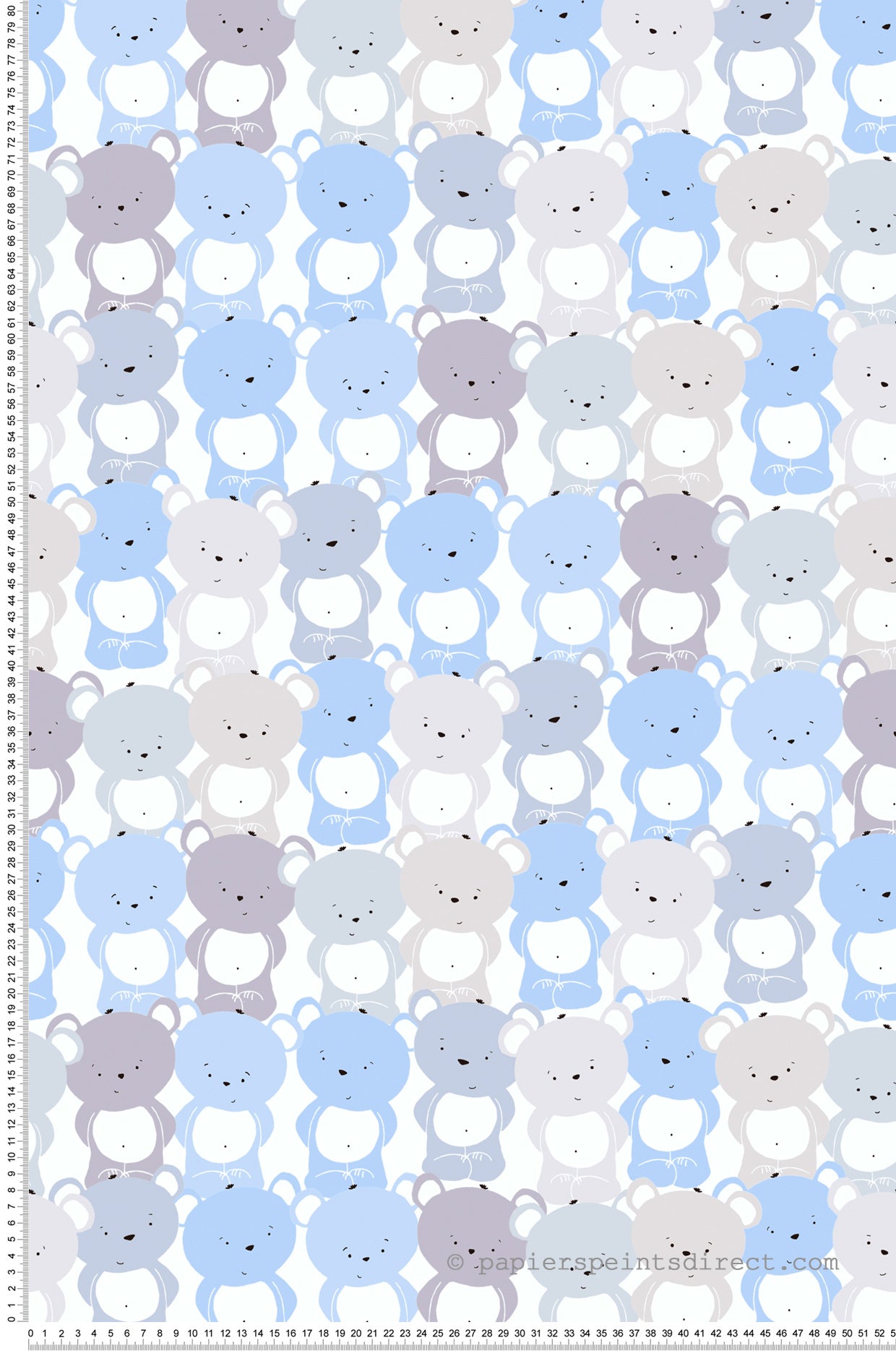 Papel pintado animales de peluche para dormitorio infantil papel pintado con dibujos de osos de colores papel pintado vinílico infantil