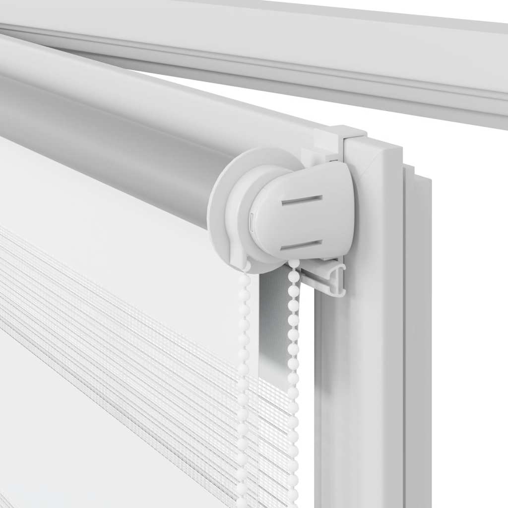 Estore de rolo noite e dia - 100% poliéster - Branco - 60x120cm | Leroy ...