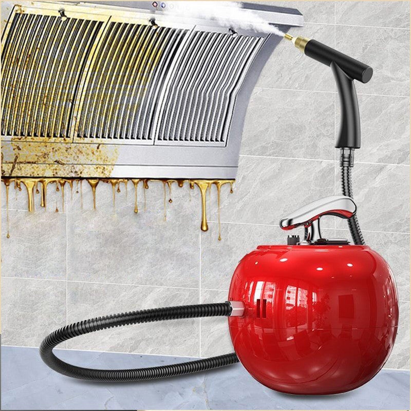 OUTIGO Limpiador a vapor portátil de 2000 W, Limpiador a vapor multiusos, rojo - 6
